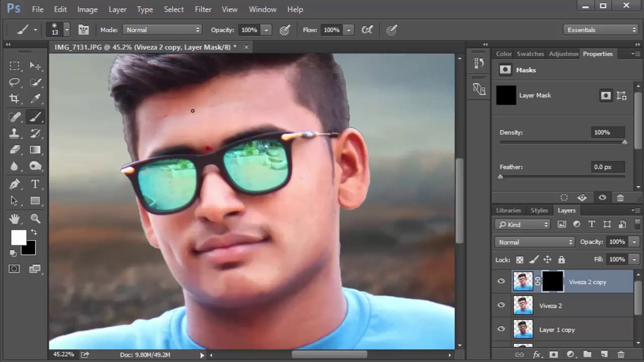 How to Edit Face & Hairstyle like CB Edits _ Photoshop Tutorial - YouTube (720p)