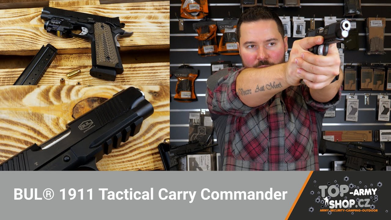 Pistole BUL&reg; 1911 Tactical Carry Commander - Trochu jin&eacute; EDC! Rigad