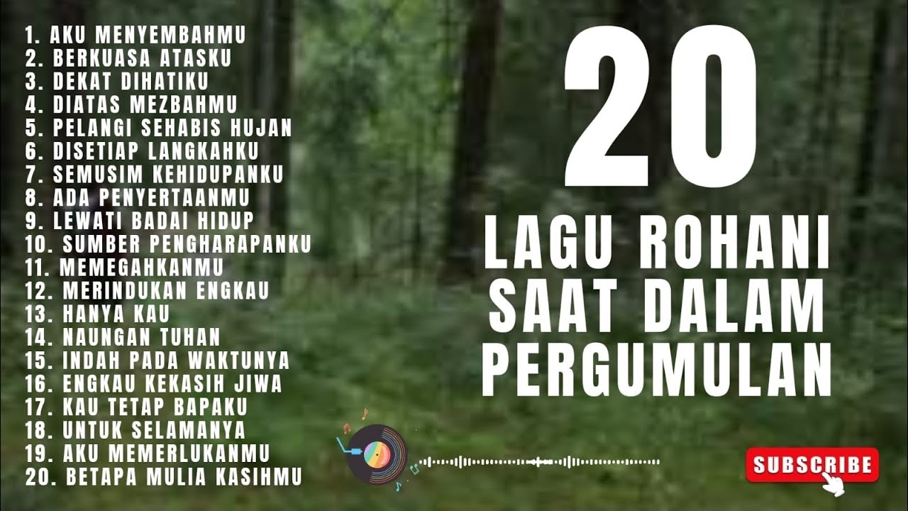 LAGU ROHANI SAAT DALAM PERGUMULAN - 01 - AKU MENYEMBAHMU (LAGU SAAT TEDUH TERBARU)