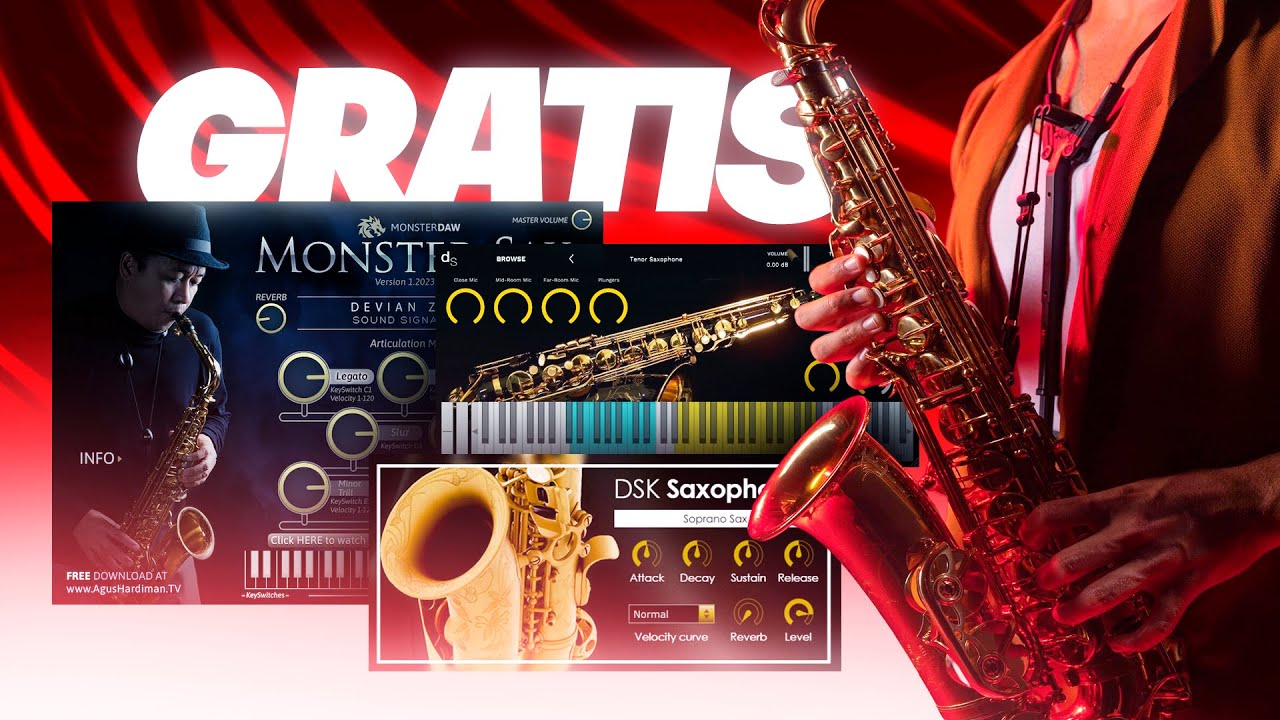 Éstos son LOS MEJORES VSTs de Saxophone GRATUITOS 🎷🔥