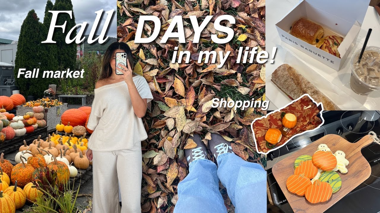 Видеоблог «Осенние дни» 🍂 осенний рынок, покупки на Amazon, покупка декора и спокойные дни