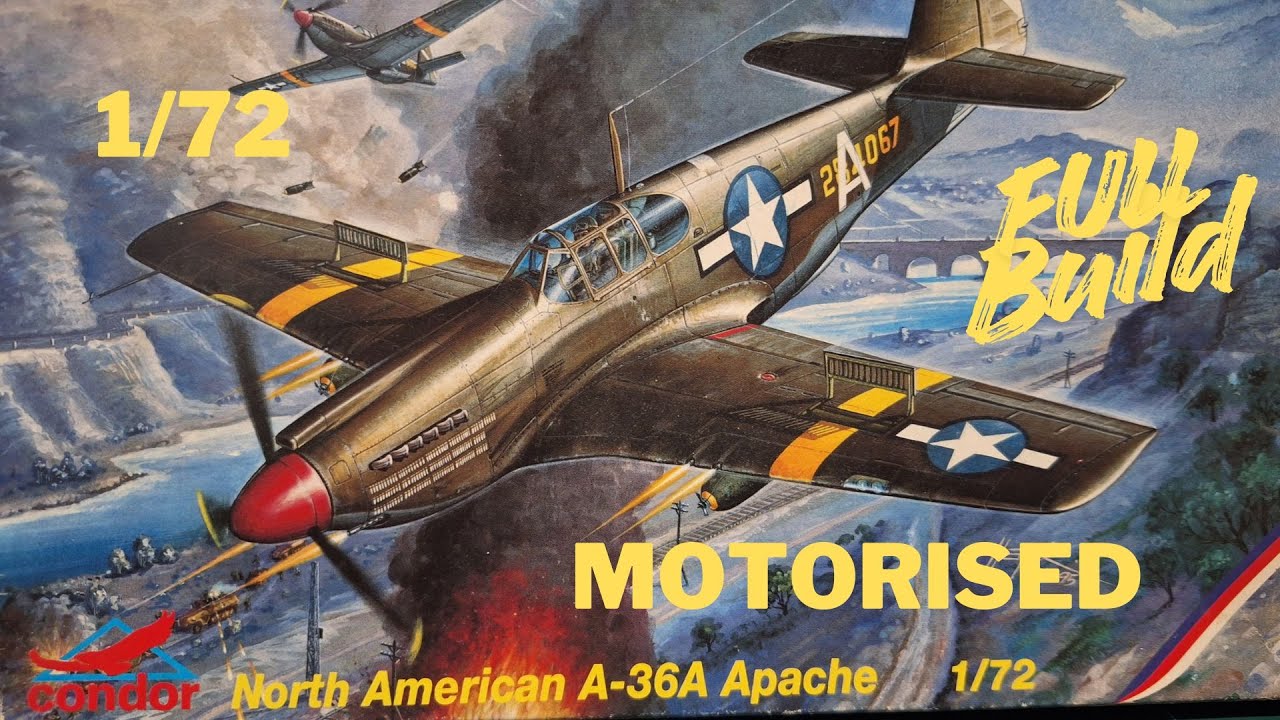 A-36 Apache Motorised 1/72 scale  Condor
