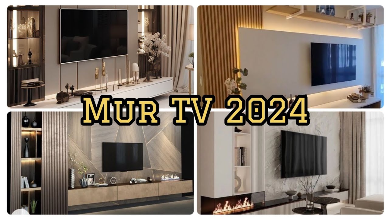 Id&eacute;es et astuces salons cabinets design ideas | TV wall unit decoration| meubles de t&eacute;l&eacute;vision 2024