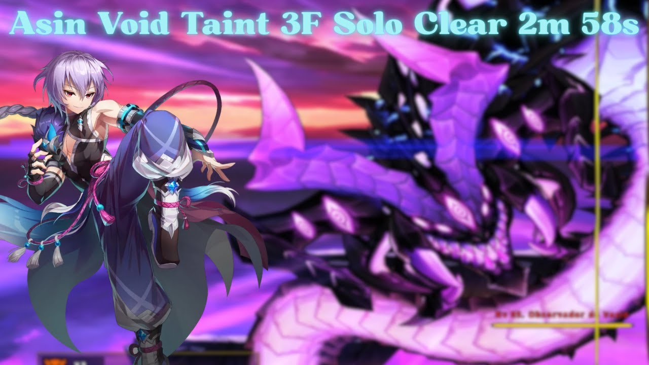 Azin | Vazio (Contaminação) 3F Solo Sem Poções/Mortes 2'58 - Grand Chase Classic
