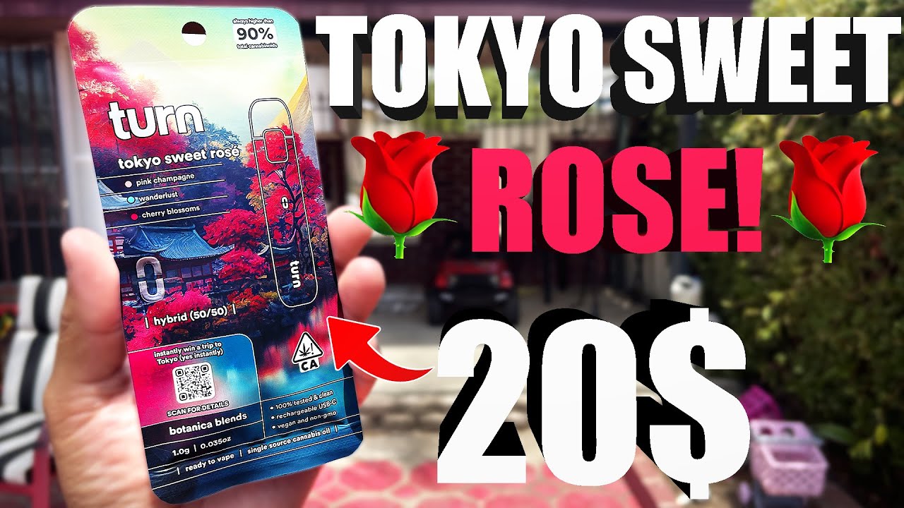 This TOKYO SWEET ROSE tasted like ROSES! | Turn Disposable | Cheap Carts #87