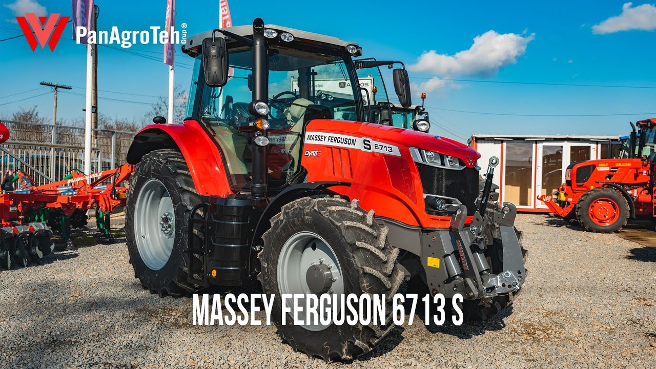 Prezentare Tractor MASSEY FERGUSON  6713 S ( seria 6700s )
