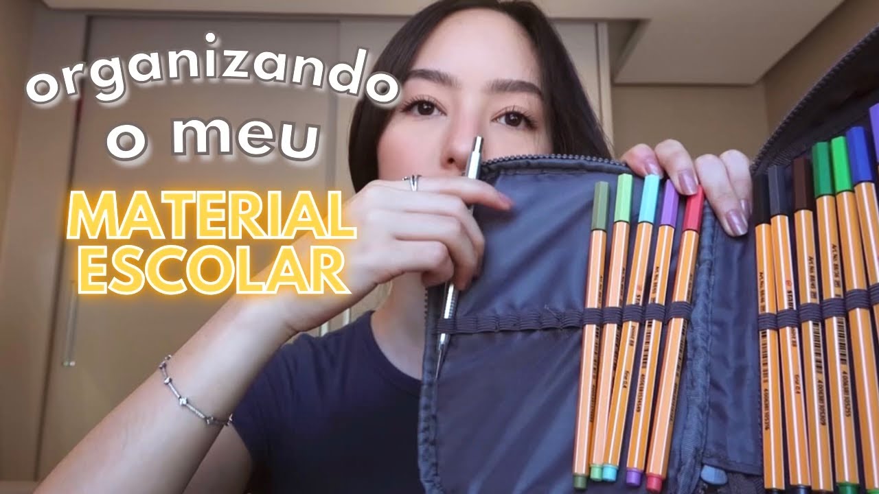 ORGANIZANDO MEU MATERIAL ESCOLAR