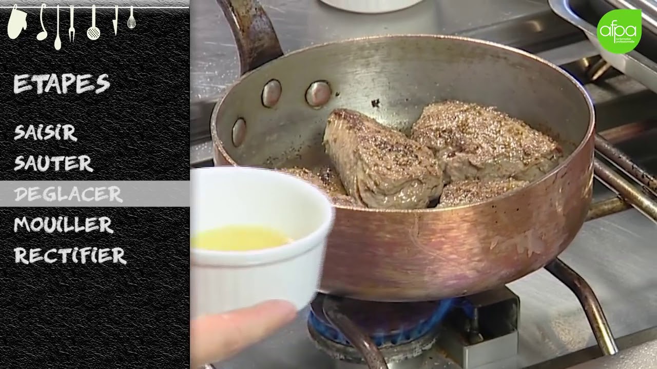 3 1 58 Sauter et Déglacer une viande