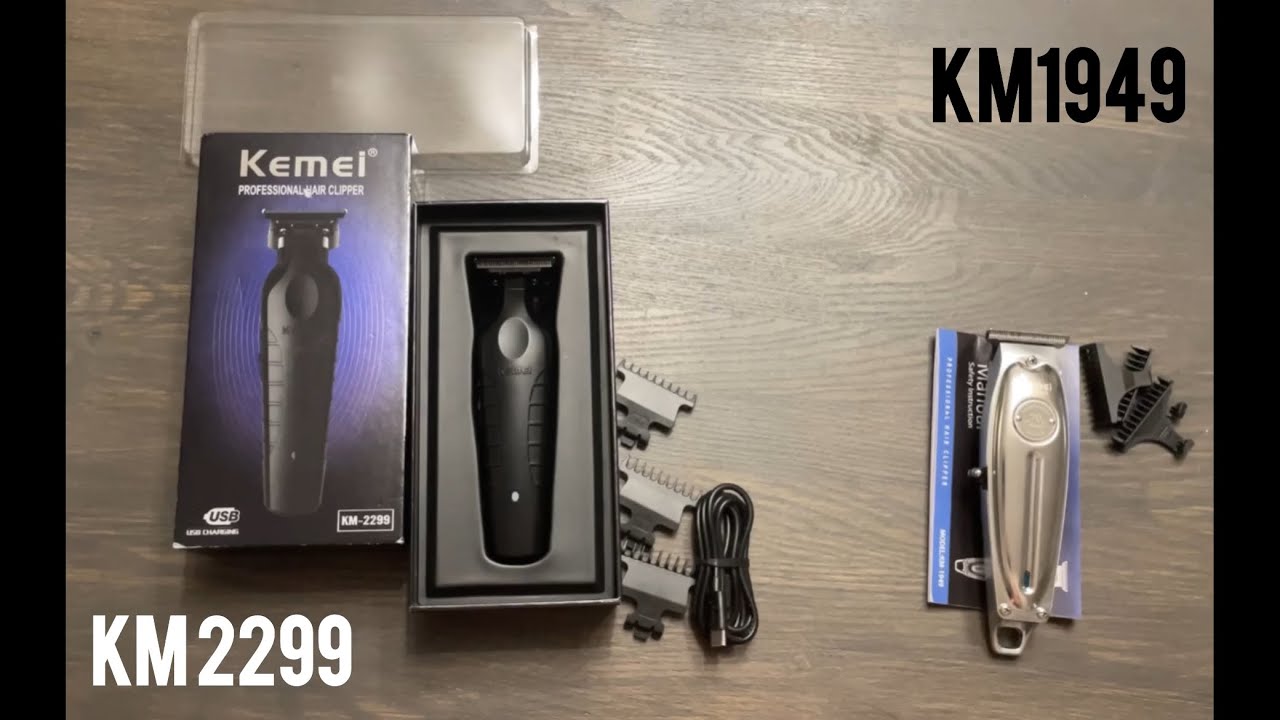 Сравнительный обзор на  kemei 2299 и kemei 1949 #триммеры #kemei #китай #машинкадлястрижки