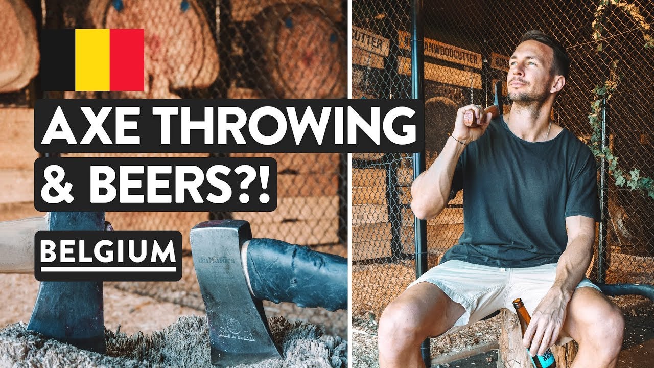 Belgian Beers & Axe Throwing in Brussels | Travel Vlog Belgium