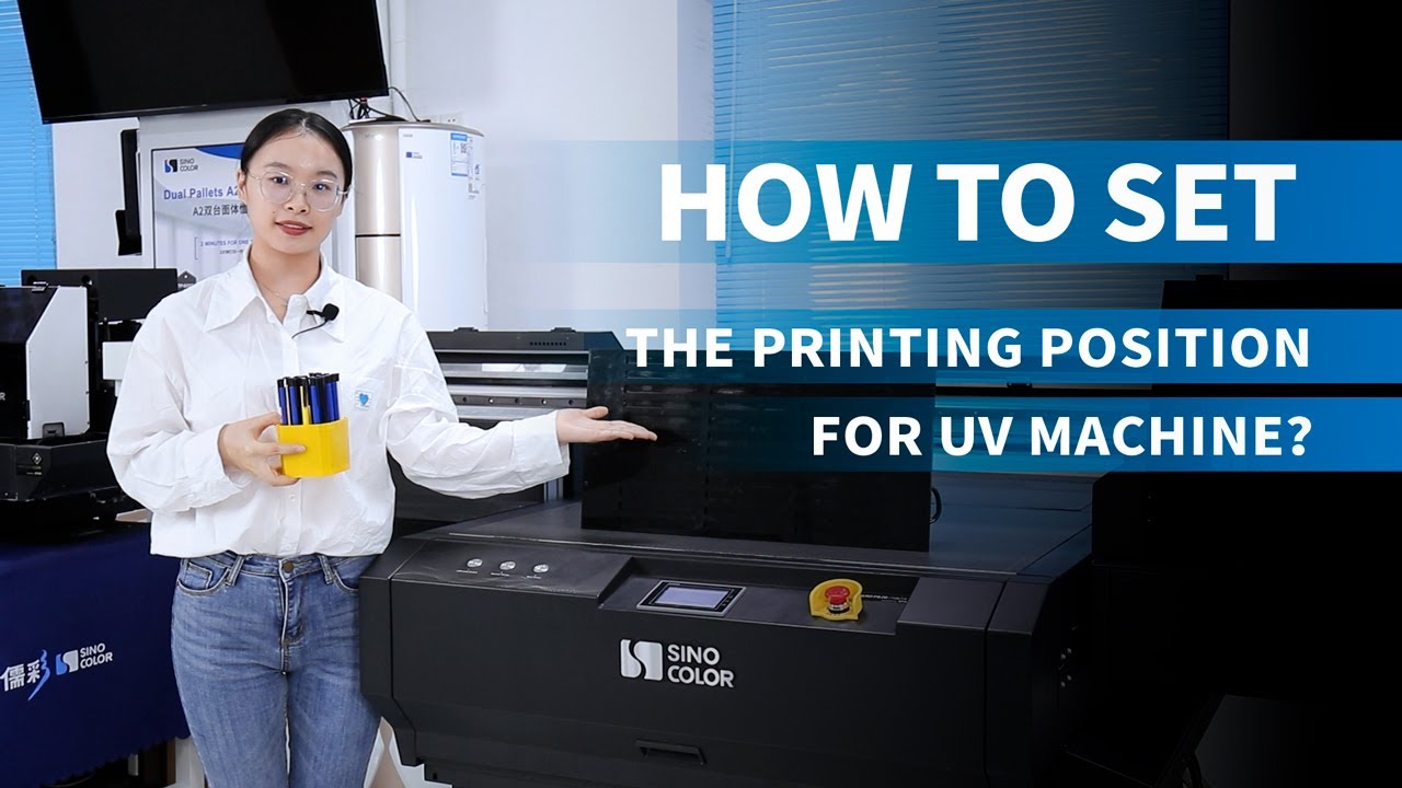 How to set the printing position for UV Flatbed Printer