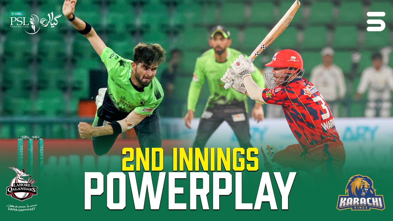 2nd Innings Powerplay | Lahore Qalandars vs Karachi Kings | Match 35 | HBL PSL 11 | MZB1J
