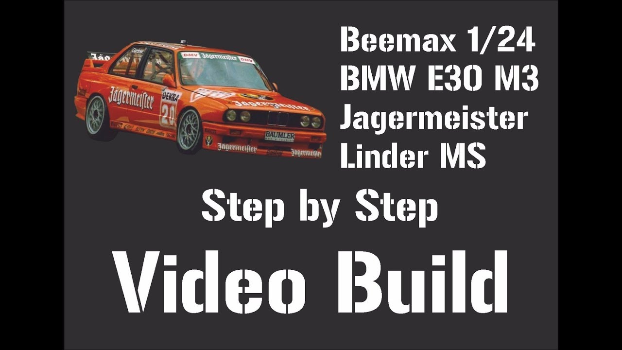 Beemax 1/24 BMW E30 M3 Step By Step Build Part 3 (Finished)