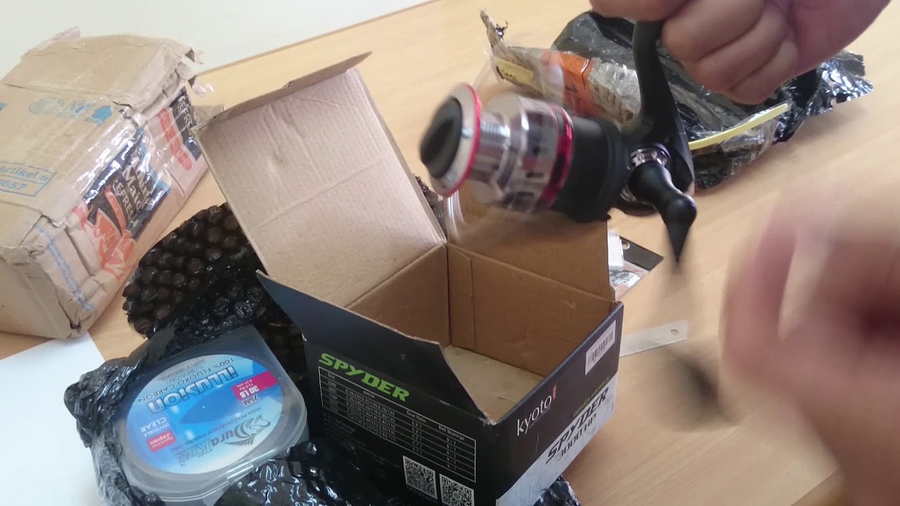 Unboxing Paket Dari Nidia Fishing, jorannya hilang