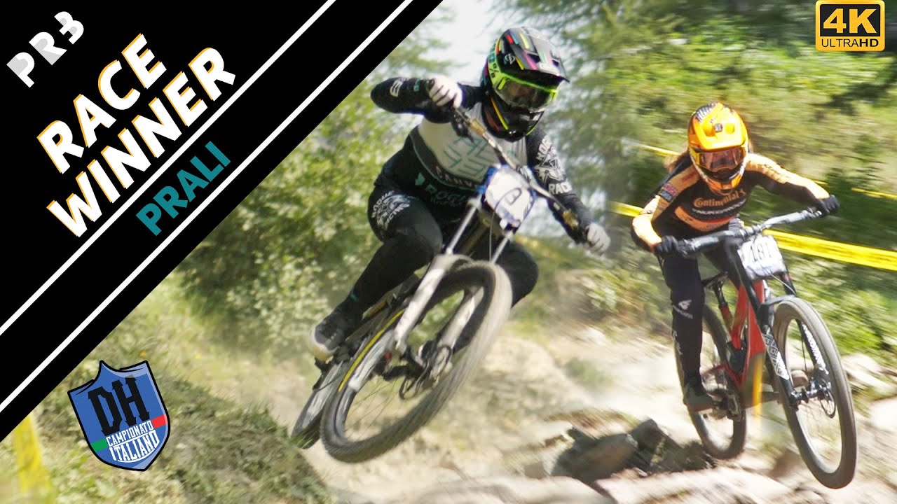 CAMPIONATO ITALIANO DOWNHILL - Prali 2023 | WINNING RUNS | DAVIDE PALAZZARI & VERONIKA WIDMANN