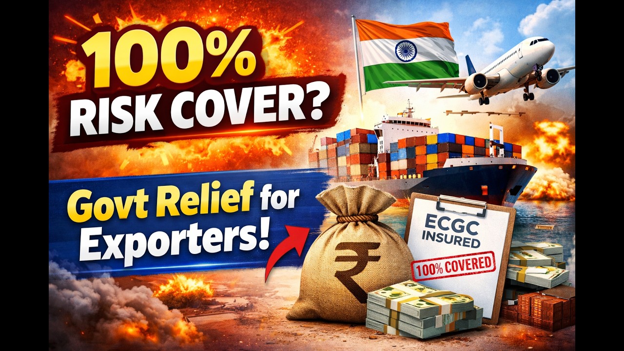 RELIEF Scheme 2026 Explained | ECGC Cover, MSME Benefits & Export Support Simplified | Swati Panji