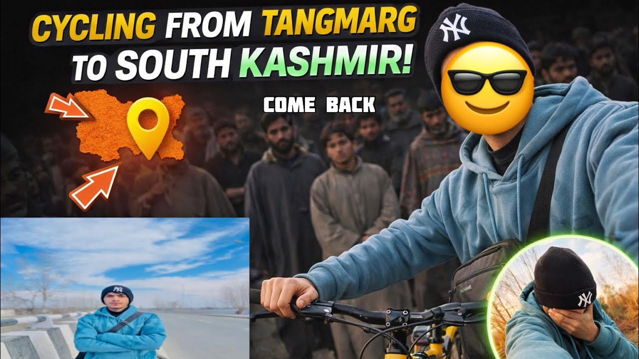 Tangmarg To South Kashmir ❤️ The ultimate Cycling Challenge 🚵 Ep 1
