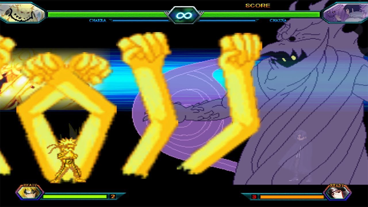 All Naruto Forms VS All Sasuke Forms - Bleach Vs Naruto 3.3