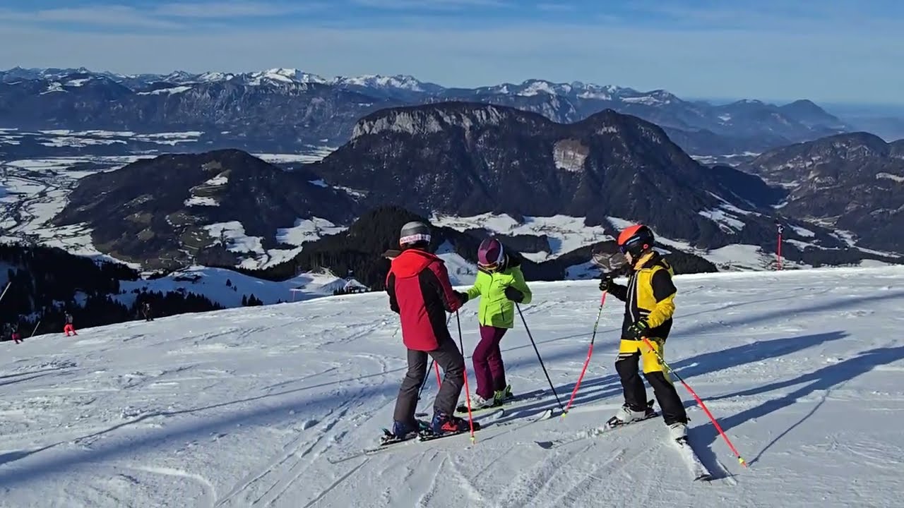 Nieuwjaarsdag SkiWelt Kaiserwetter Hopfgarten Söll Itter Brixen