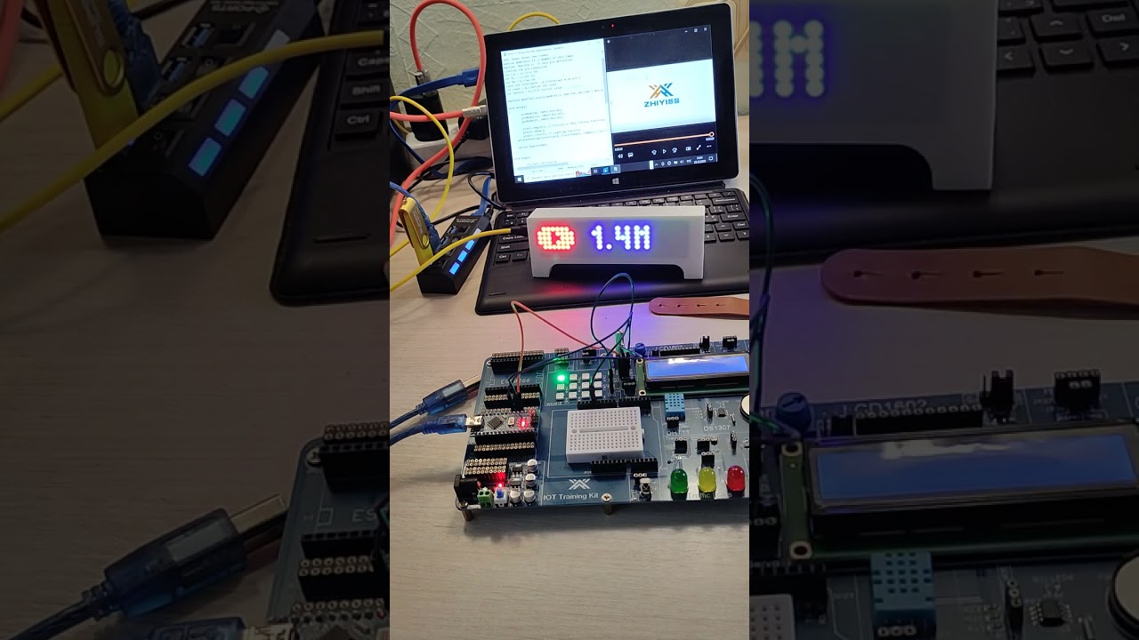 Демонстрация IoT Kit.   Rotary encoder control RGB. (L15)  22 декабря 2022 г.