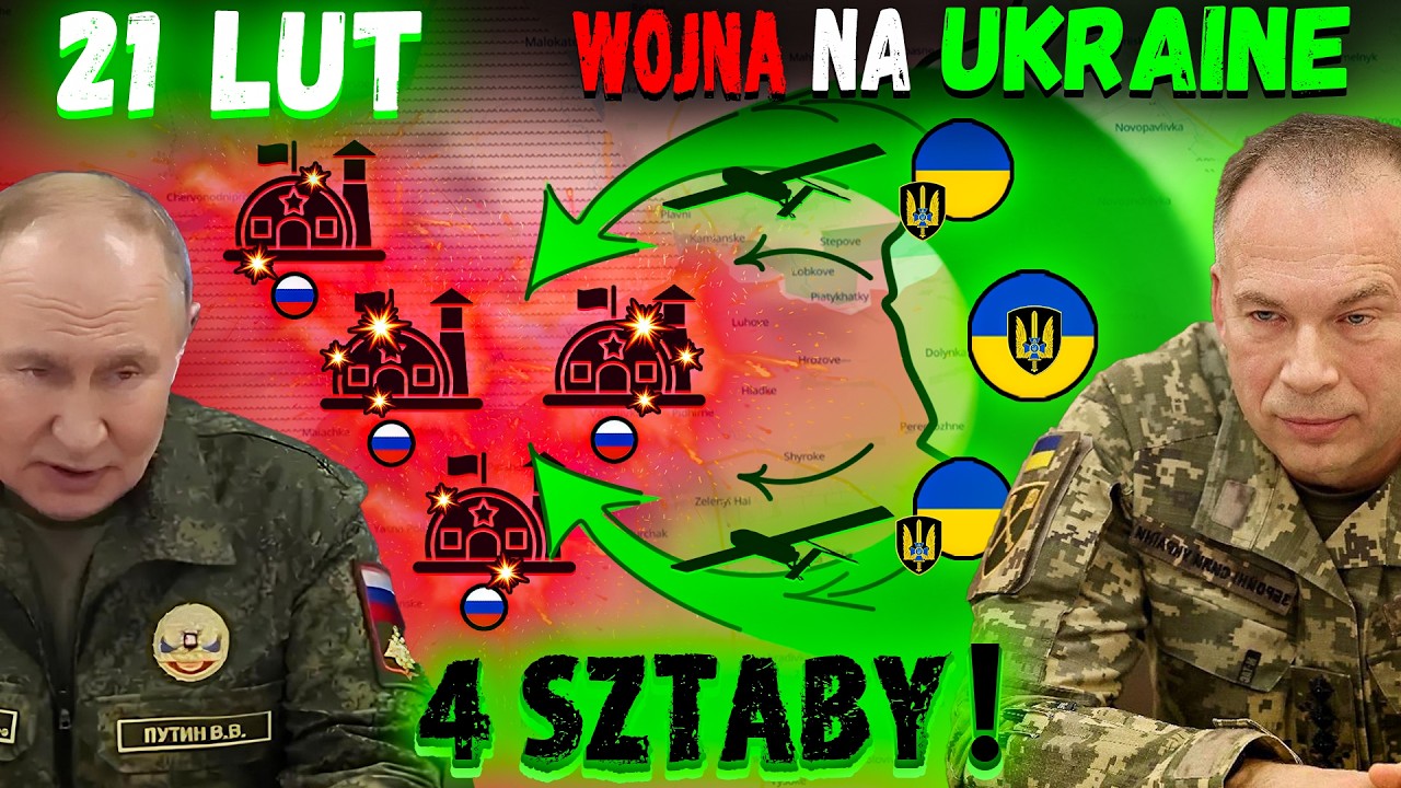 21 LUT: Ogromne bomby w cel | Wojna na Ukrainie