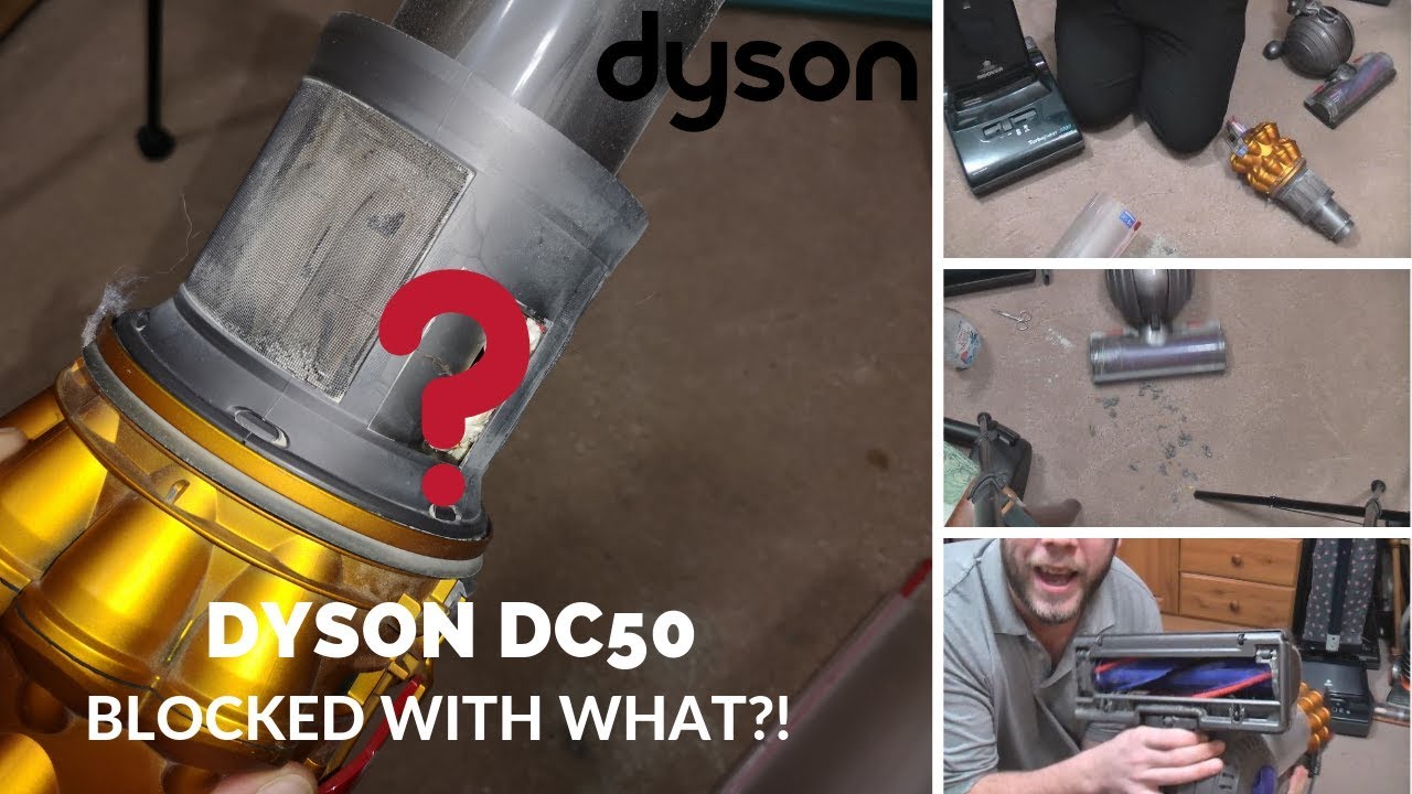 A Dyson DC50! With a blockage to remove (what a surprise!)