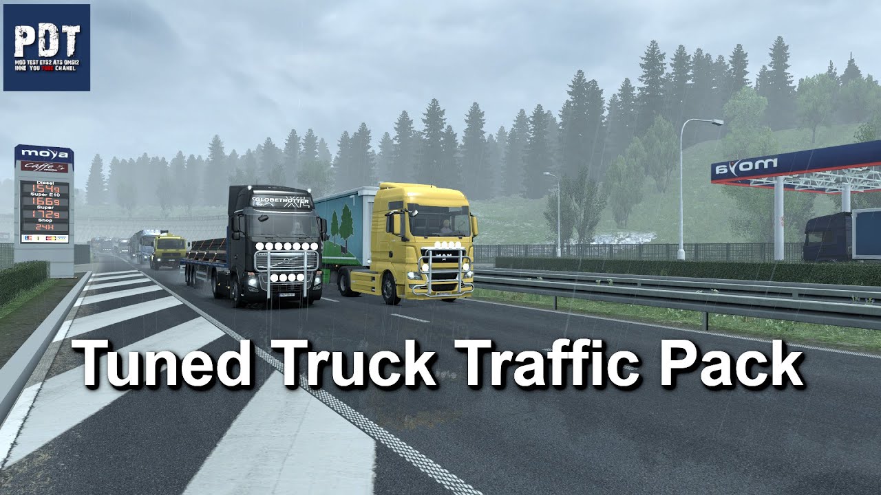 ✅[ETS2. V1.37]...PDT...Tuned Truck Traffic Pack by Trafficmaniac v 2.2.1