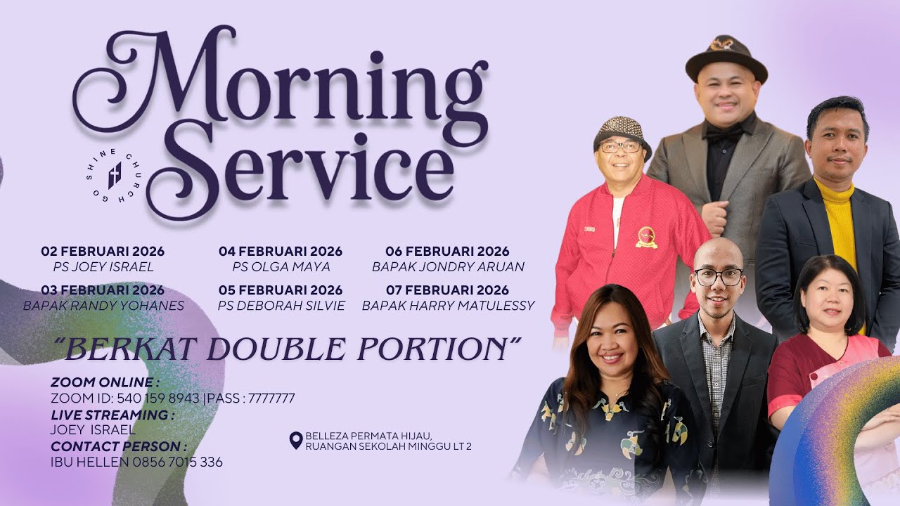 SESI 5 - Bapak Jondry Aruan | 06 Februari 2026 | ““Berkat Double Portion”