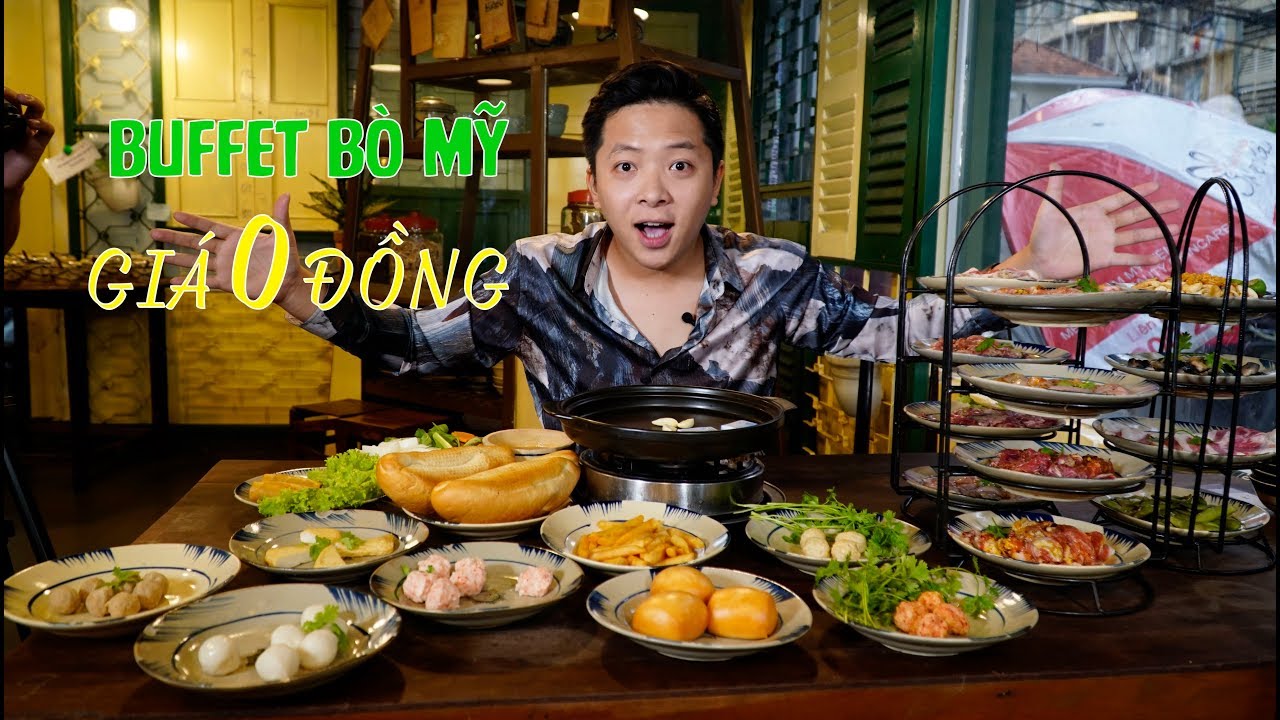 Trời ơi tin được không ăn buffet bò Mỹ giá 0 đồng | 360 ĐỘ NGON