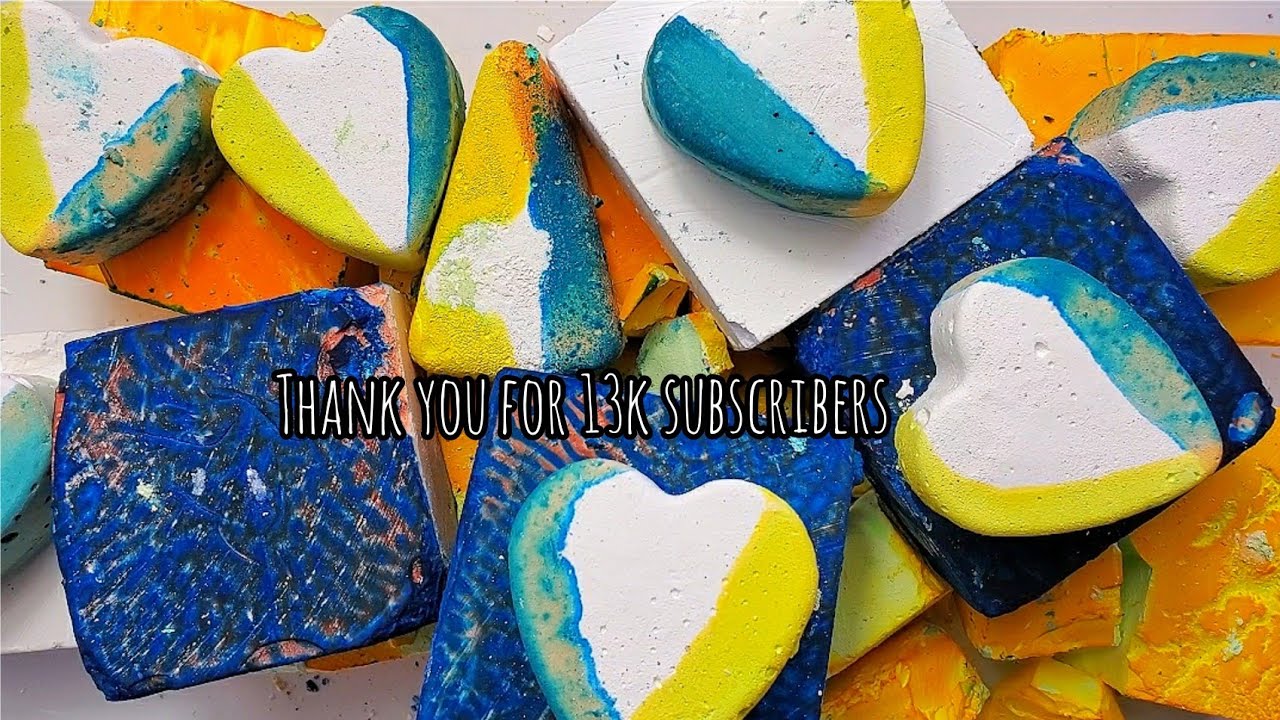 13K SUBSCRIBERS APPRECIATION-DYED Z + PEARLYASMR GYM CHALK CRUMBLE-ASMR