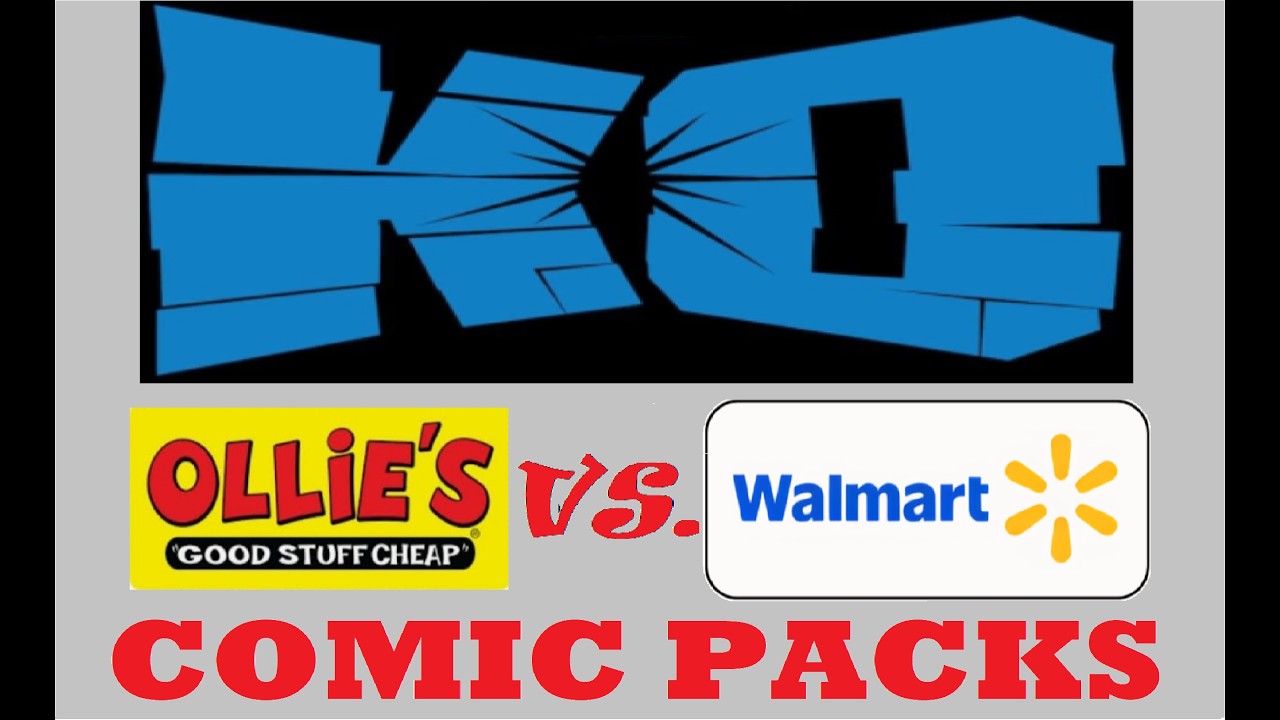 Ollie's and Walmart Comic Book Packs