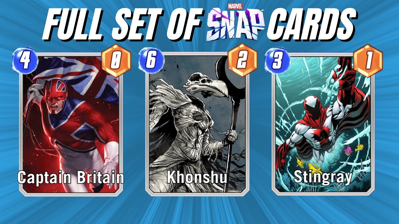 FULL SET OF CUSTOM CARDS!!! (2/2) - MARVEL SNAP