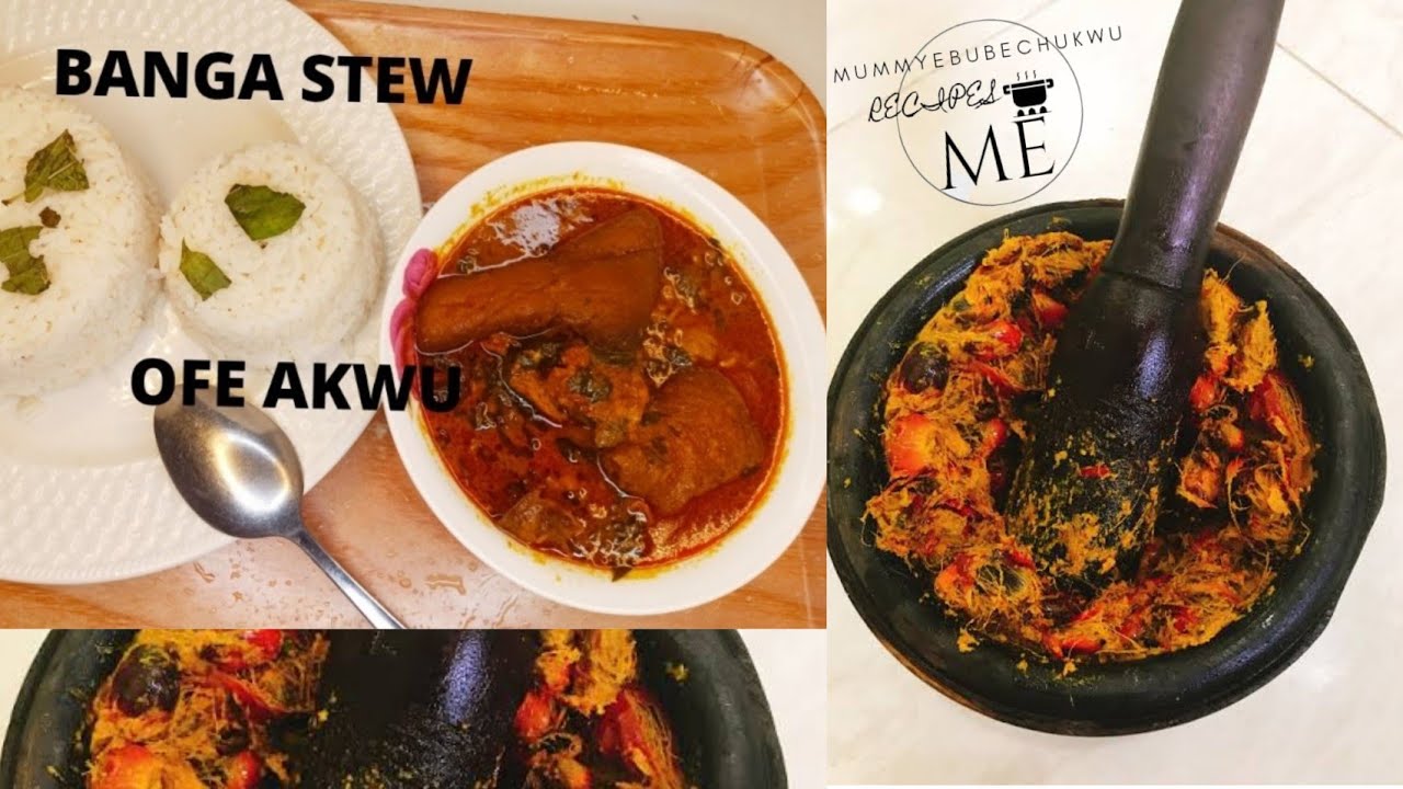 Тушеное мясо банга, не нуждающееся в представлении. Нигерийская кухня.