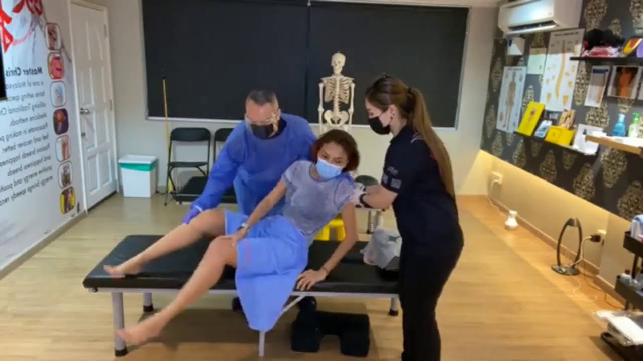 Knee Problem Consult the Tar Tit Clm that Master Chris Leong Tit Tar performed for him 26/11/20 ⭐⭐⭐✅