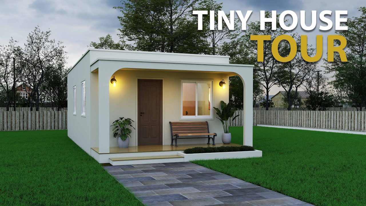 Tiny House Design | Compact 2 Bedroom House | 9 X 4.5 Meter