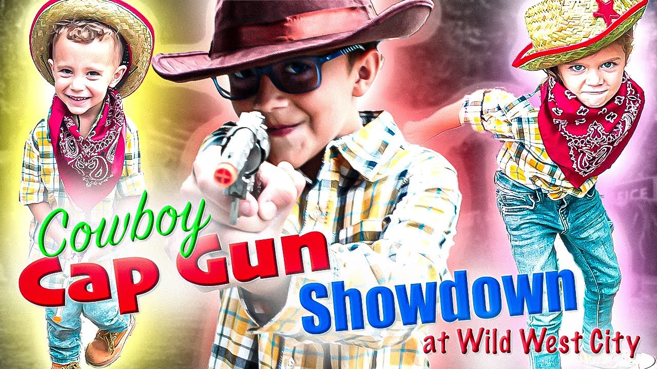 CAP GUN Cowboy Shootout At Wild West City! Part 2. Redemption. POV 4K