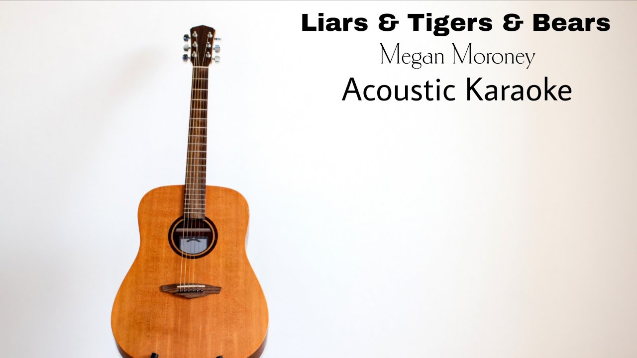 Megan Moroney - Liars & Tigers & Bears (Acoustic Karaoke)