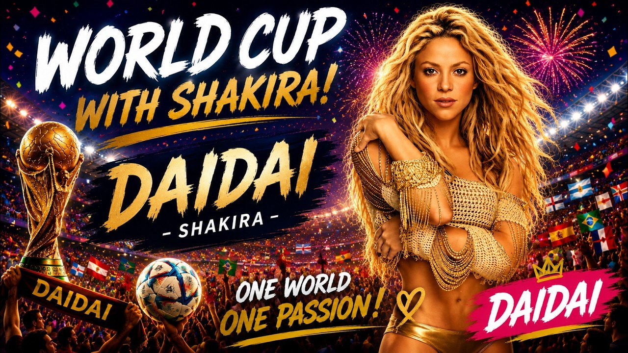 🔥 DAI DAI &ndash; Shakira Style 🌍⚽ Global Football Anthem | Epic Music Video 🏆🎶