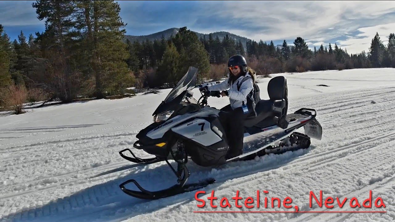 Snowmobile therapy @ Nevada stateline /Lake tahoe