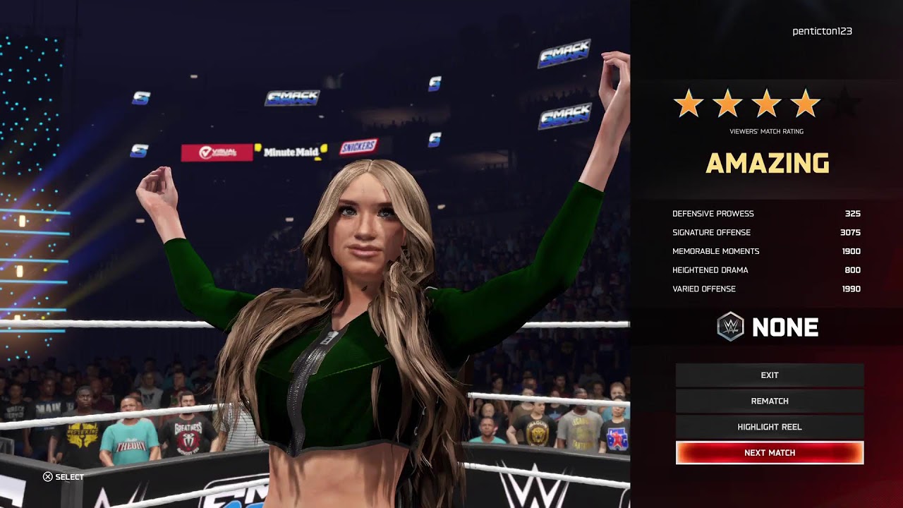 WWE.2K 25.  women's universe mode.