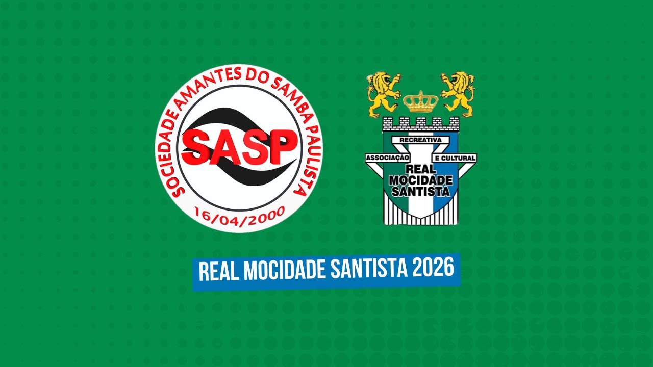 SASP Carnaval 2026 | Ouça o samba-enredo da Real Mocidade Santista
