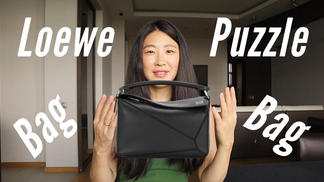 Обзор самой удобной сумки Loewe Puzzle Bag mini