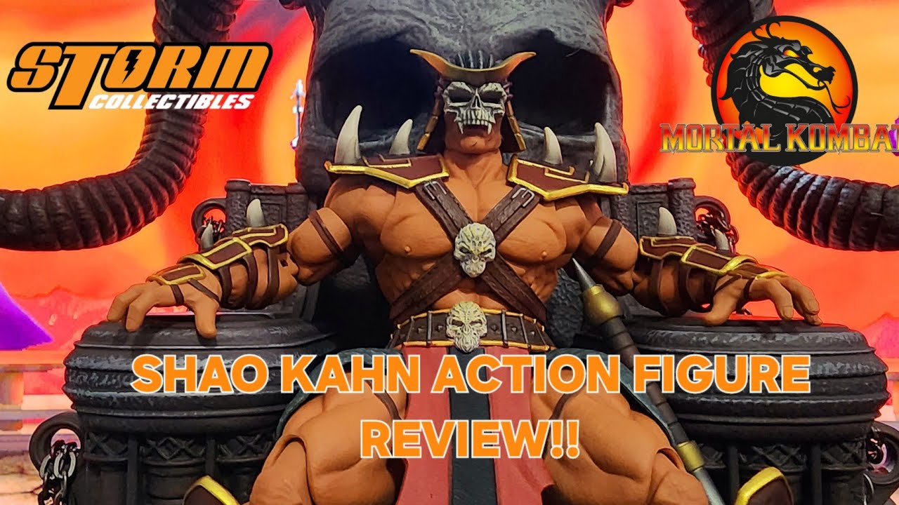 Storm Collectibles Mortal Kombat Shao Kahn Ultimate Edition Action Figure Unboxing and Review!!