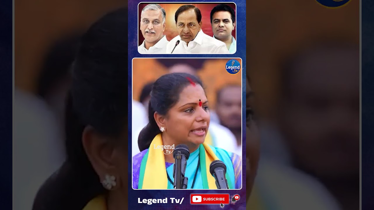 Kavitha Emotional Words || delhi liquor case || BRS Party || LegendTv