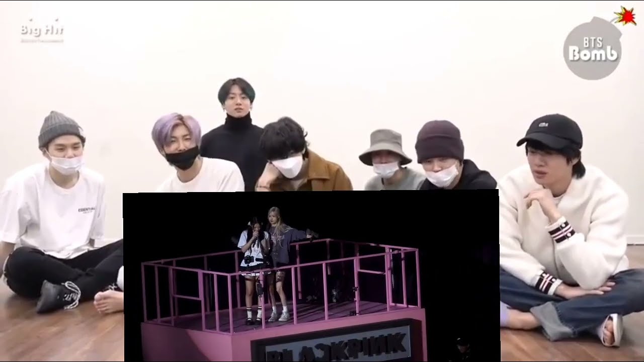 BTS reaction to Blackpink_Stay,_Boombayah,_Born_Pink_Finale_Concert_In_Seoul