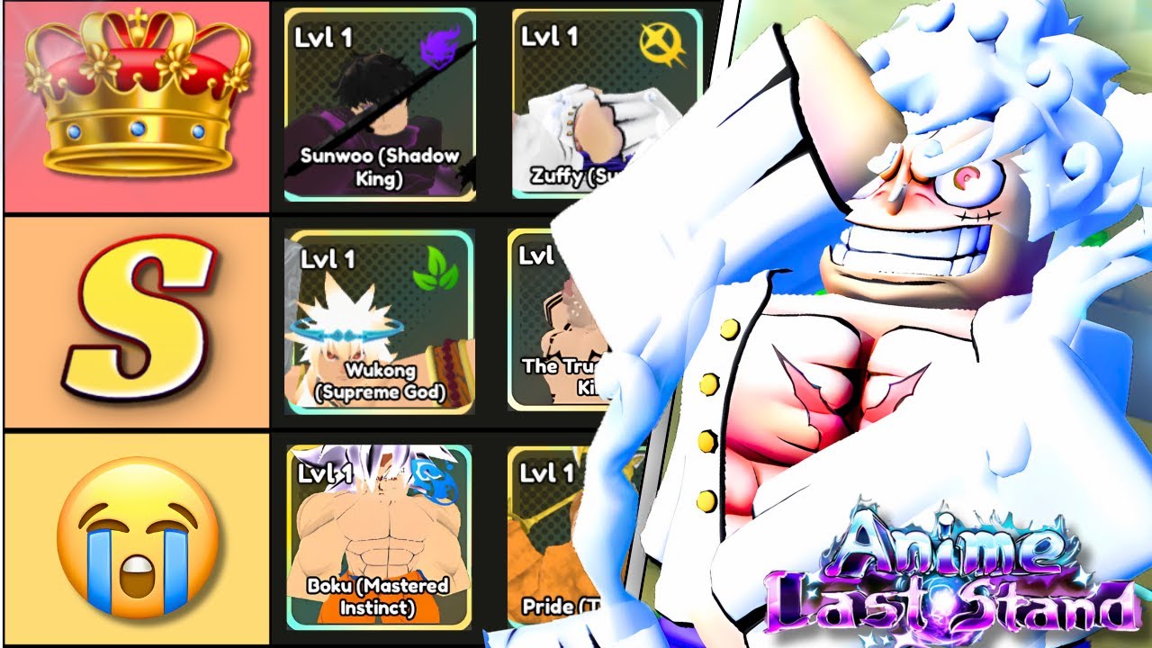 GODLY Units Tier List | Anime Last Stand