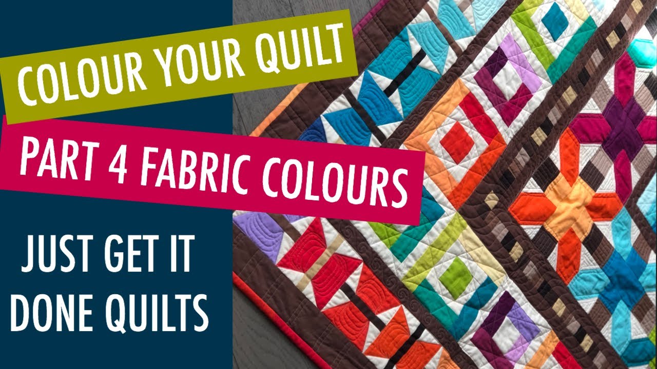 BEGINNER QUILTER - HOW TO CHOOSE COLOURS FOR YOUR QUILT, USE THE COLORS THAT YOU WANT TO USE