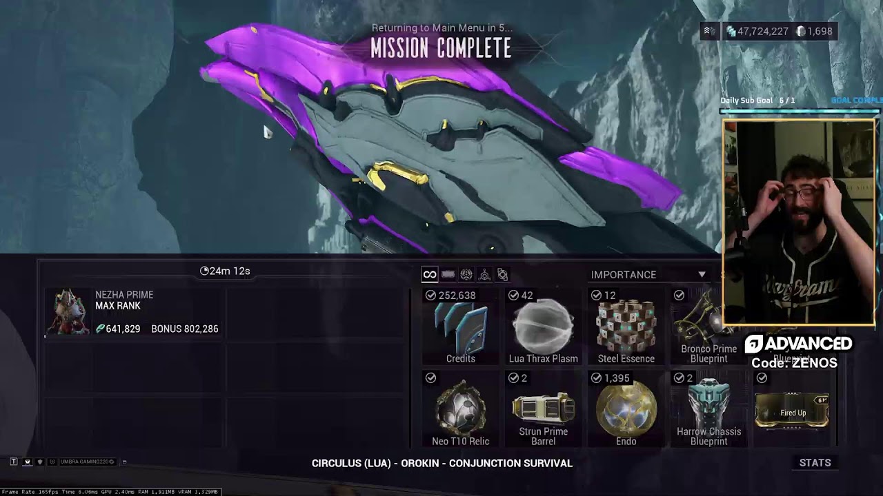 [WFCC] Grinding relics and Feeding my Forma obsession