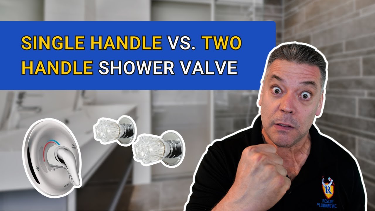 Shower Repair Tips | Single Handle vs. Two Handle Shower Valve