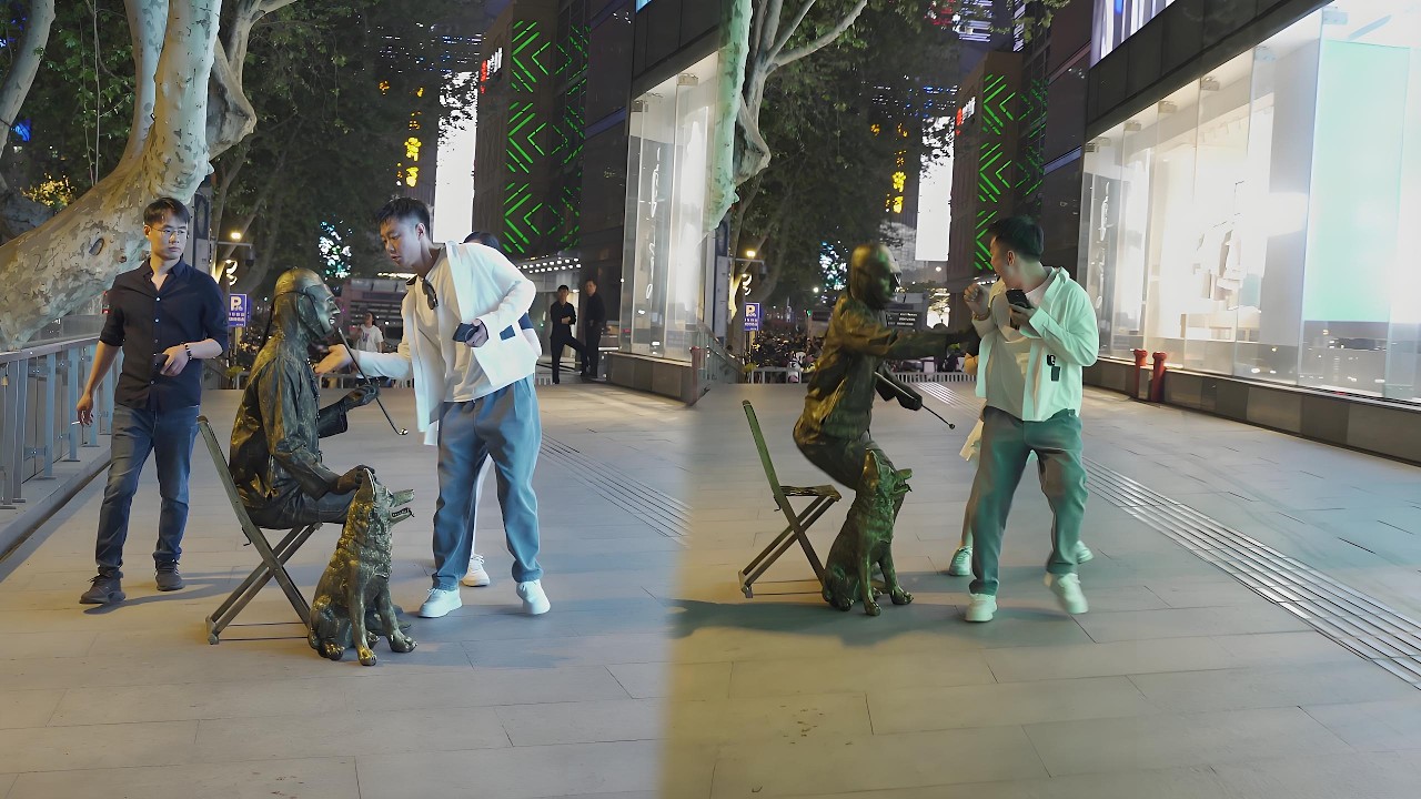 #17 Statue Prank丨Look what this guy did.